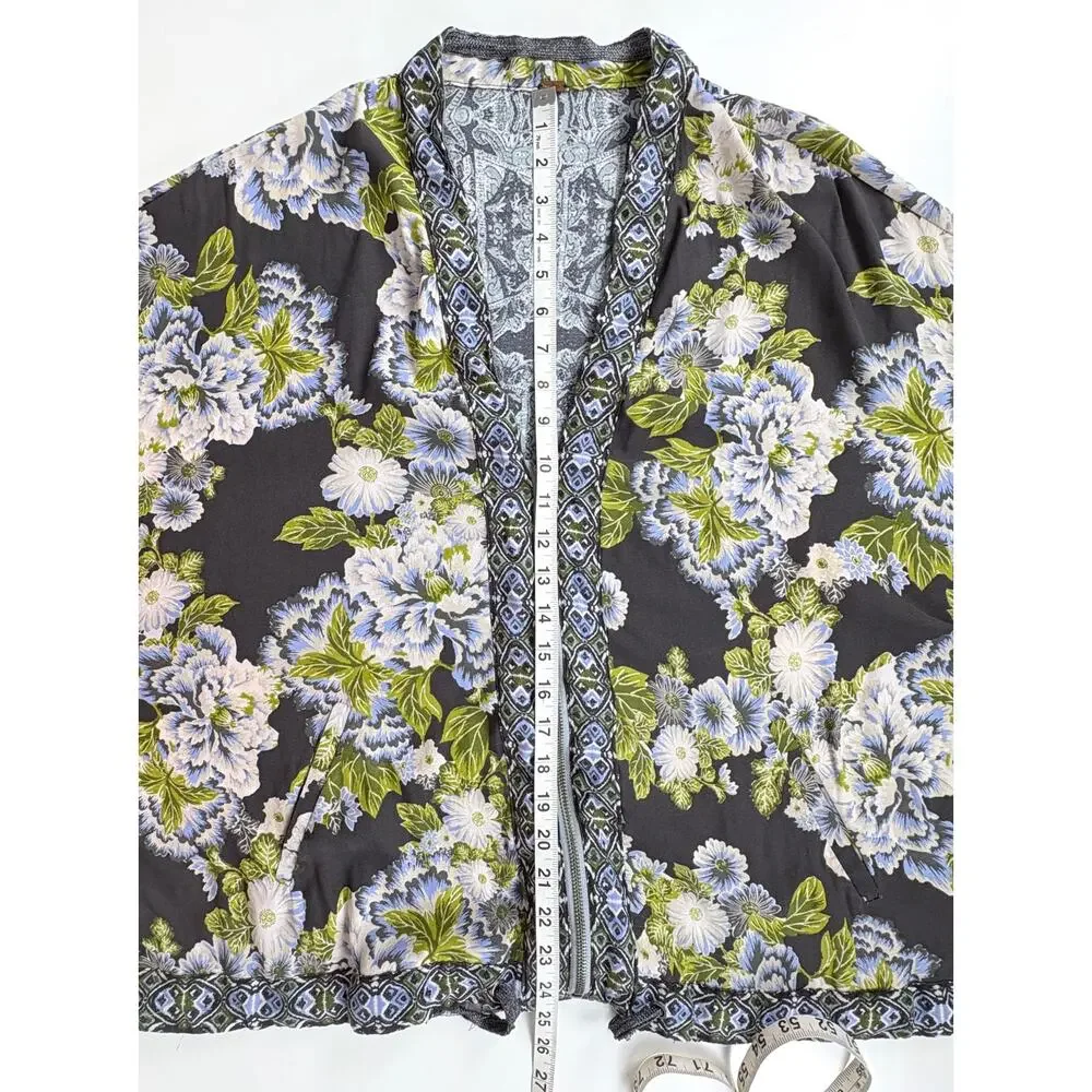 Free People Wildflower Cinched Kimono Jacket Size XS to Small